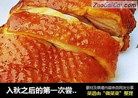 入秋之后的第一次尝试——私房茶熏鸡腿