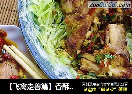 【飞禽走兽篇】香酥椒麻鸡