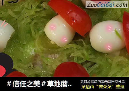 草地蘑菇童趣