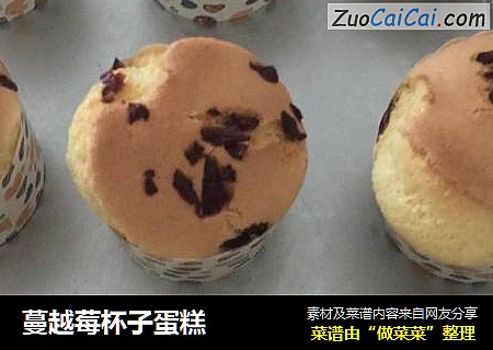 蔓越莓杯子蛋糕