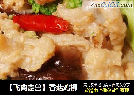 【飞禽走兽】香菇鸡柳