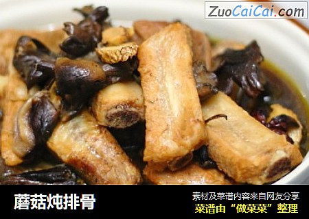 蘑菇炖排骨