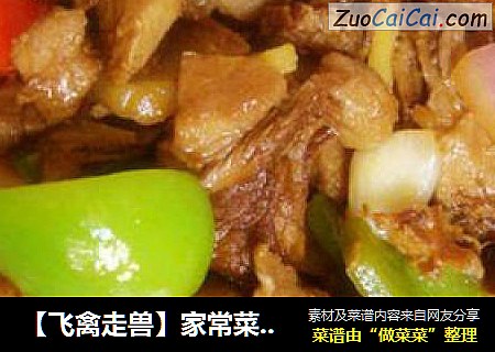 【飞禽走兽】家常菜--肉末什锦小炒