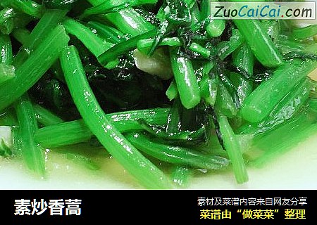 素炒香蒿