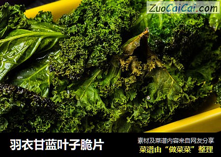 羽衣甘蓝叶子脆片