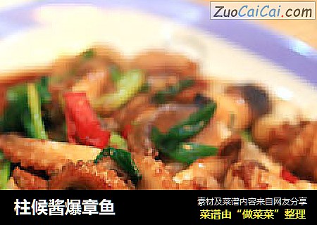 柱候酱爆章鱼