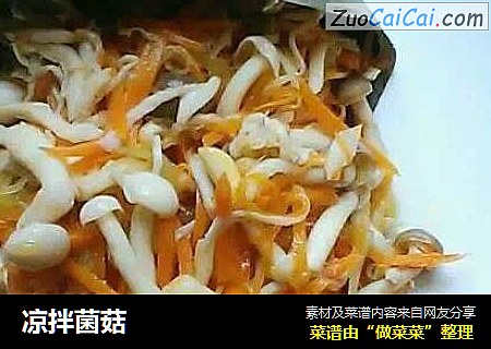 凉拌菌菇