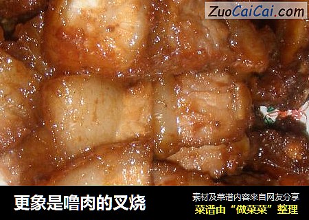 更象是噜肉的叉烧