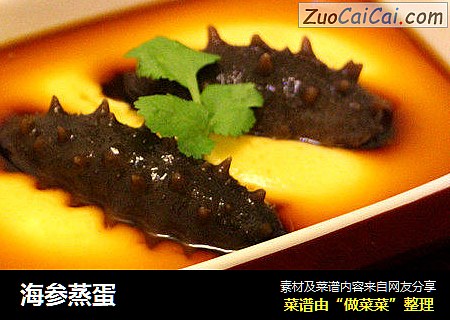 海参蒸蛋