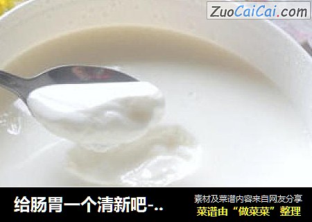 给肠胃一个清新吧--自制酸奶