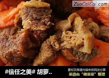  胡萝卜烧牛肉