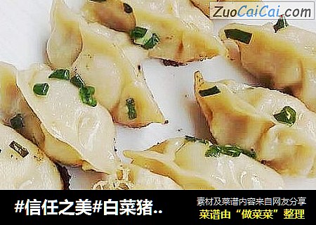 白菜猪肉锅贴