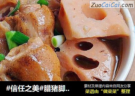 腊猪脚炖莲藕