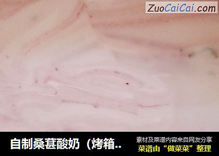自制桑葚酸奶（烤箱版）