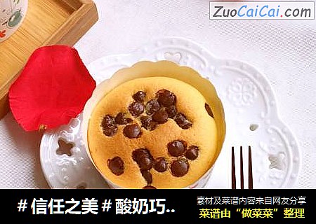酸奶巧克力豆纸杯蛋糕