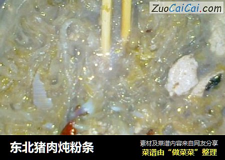 东北猪肉炖粉条