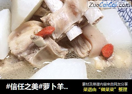 萝卜羊肉汤#肉肉厨