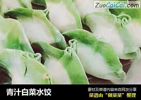 青汁白菜水饺