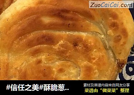 酥脆葱香肉饼饼