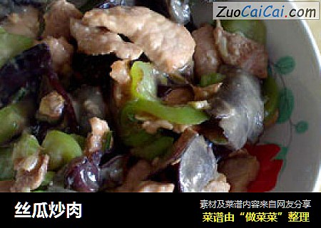 丝瓜炒肉