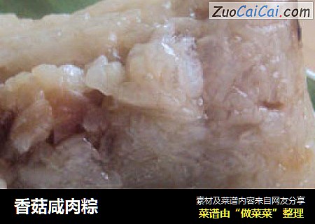 香菇咸肉粽