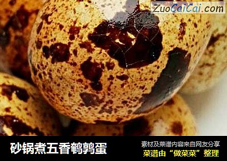 砂锅煮五香鹌鹑蛋