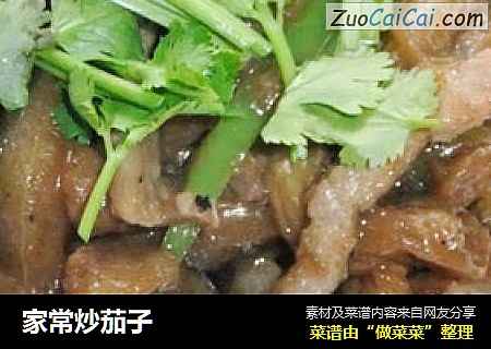家常炒茄子