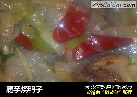 魔芋烧鸭子