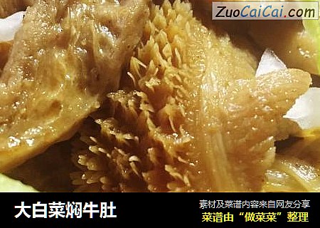 大白菜焖牛肚