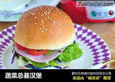 蔬菜总荟汉堡