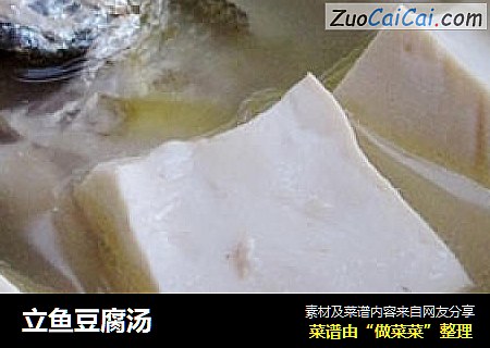 立鱼豆腐汤