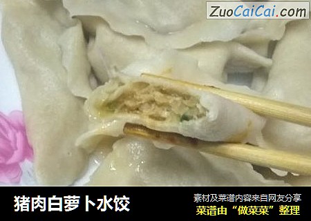 猪肉白萝卜水饺