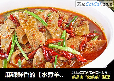 麻辣鲜香的【水煮羊肚丝】