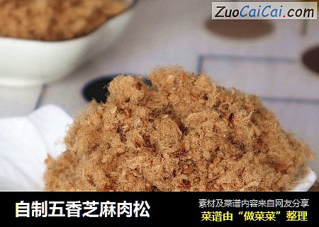 自制五香芝麻肉松