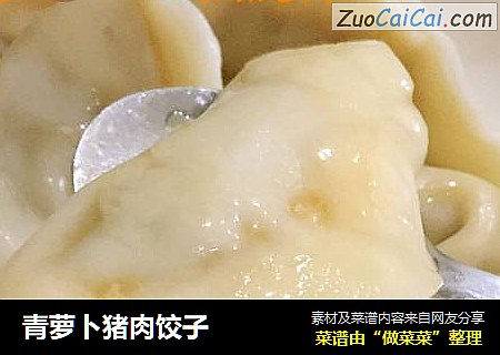 青萝卜猪肉饺子