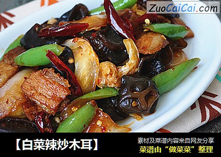 【白菜辣炒木耳】