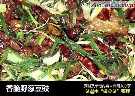 香脆野葱豆豉