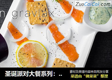 圣诞派对大餐系列：东欧盐渍三文鱼 Gravlax Salmon