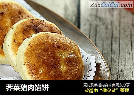 荠菜猪肉馅饼