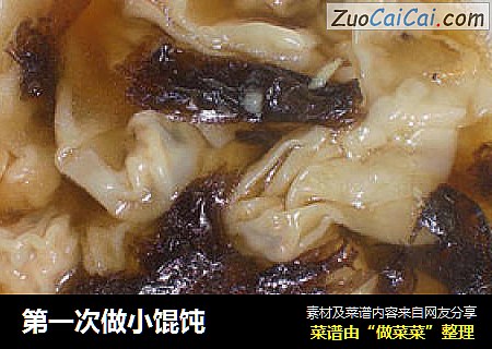 第一次做小馄饨