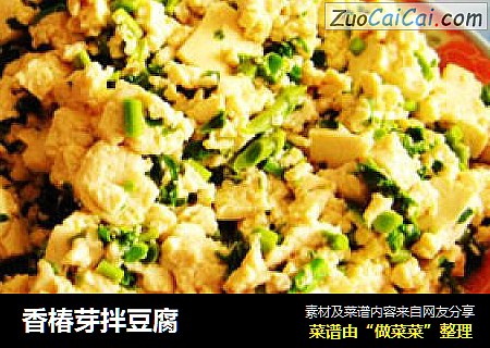 香椿芽拌豆腐