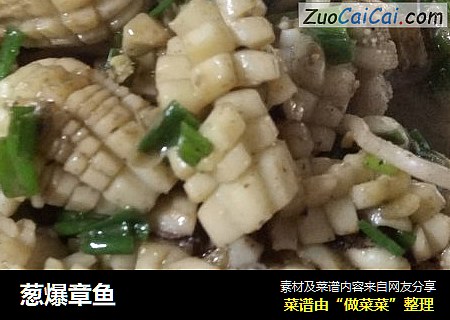 葱爆章鱼