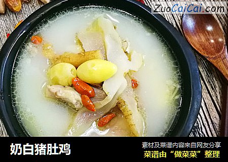 奶白猪肚鸡