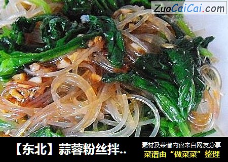 【东北】蒜蓉粉丝拌菠菜