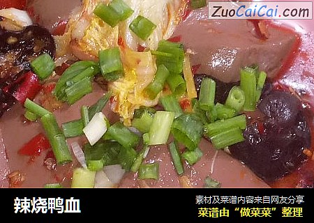 辣烧鸭血