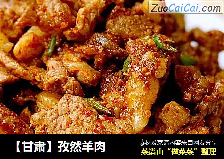 【甘肃】孜然羊肉
