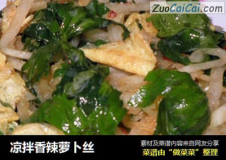 凉拌香辣萝卜丝