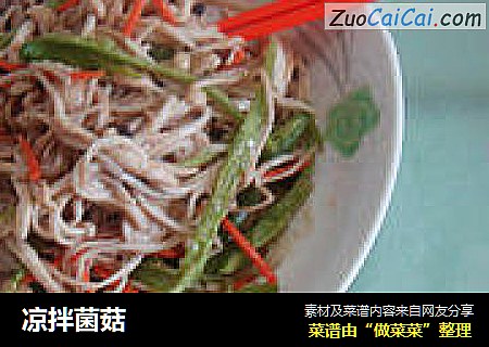 凉拌菌菇