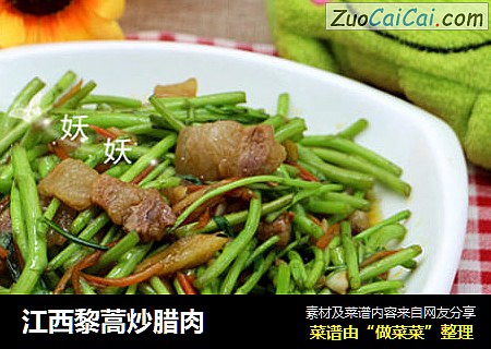 江西黎蒿炒腊肉