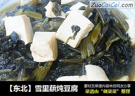 【东北】雪里蕻炖豆腐